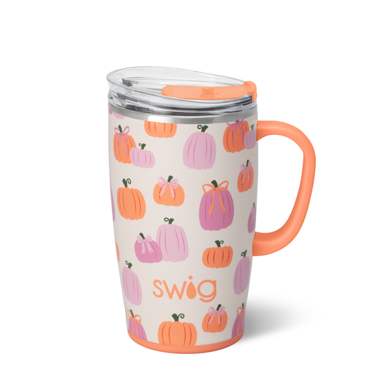 Pumpkin & Bows Travel Mug 22oz