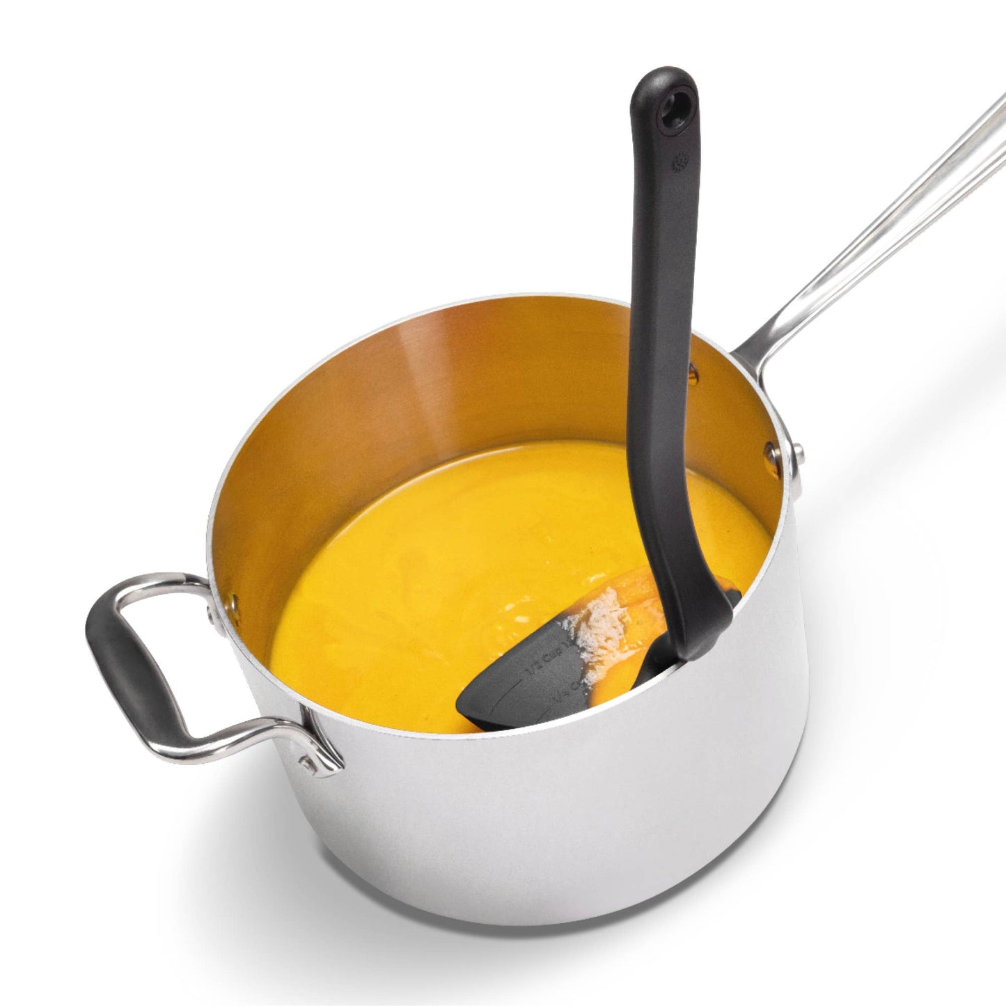 Fladle® - Fold Flat Silicone Ladle: Red