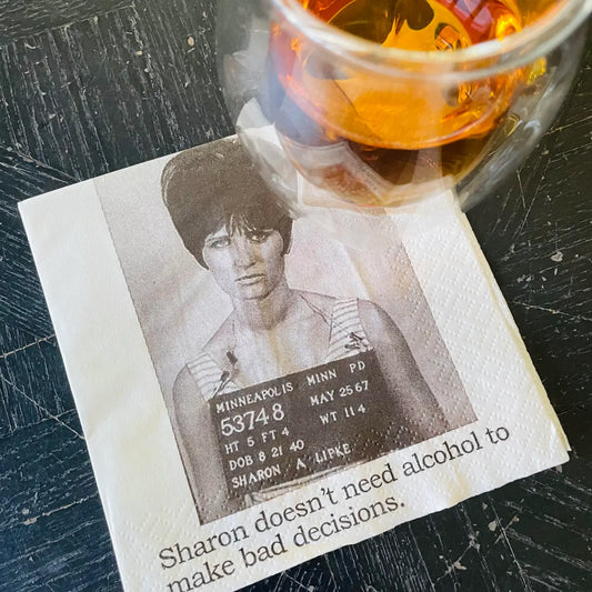 Sharon doesn't need...Napkins