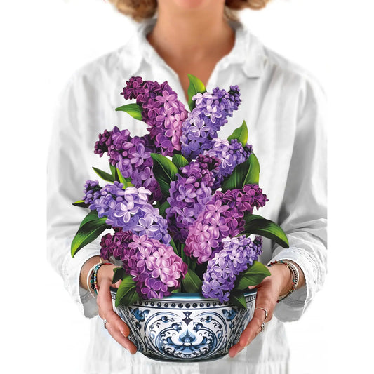 Garden Lilacs Pop Up Bouquet
