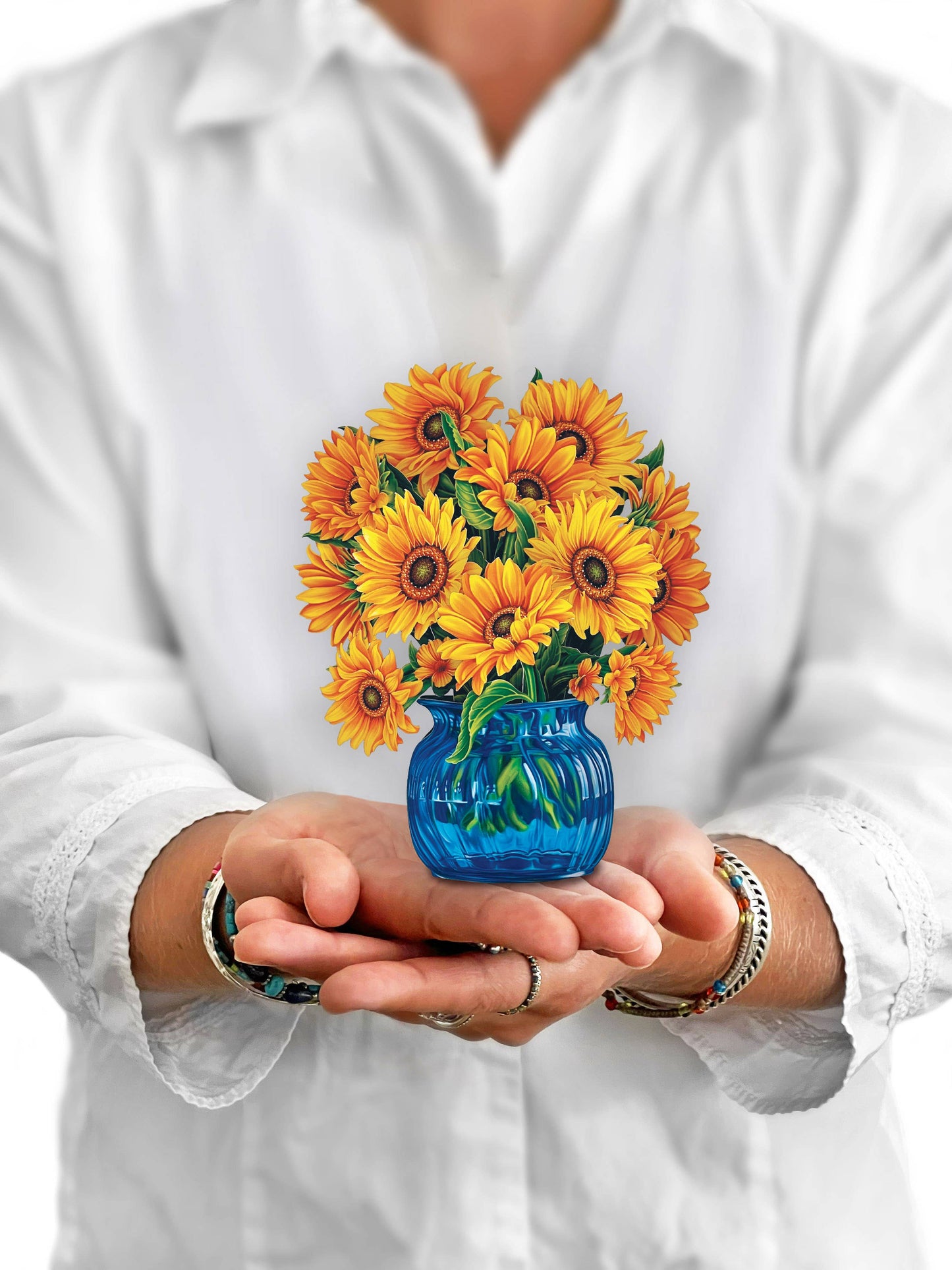 Mini Sunflowers Pop-up Greeting Card
