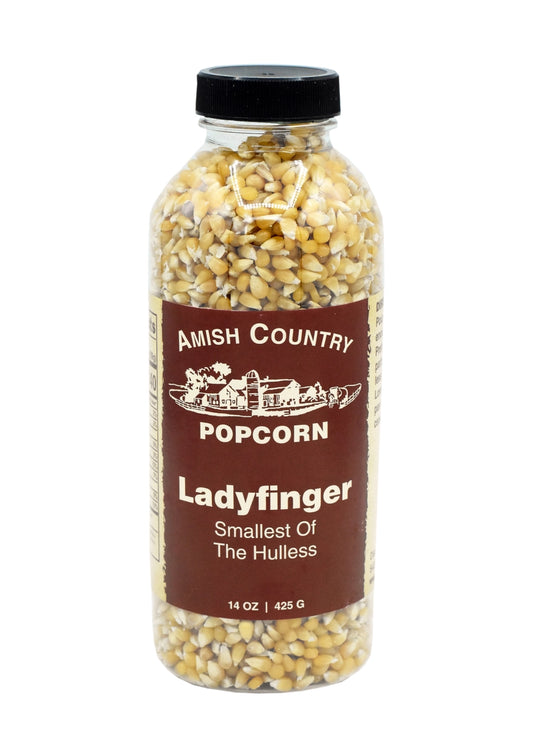 Ladyfinger Popcorn - 14 Oz Bottle