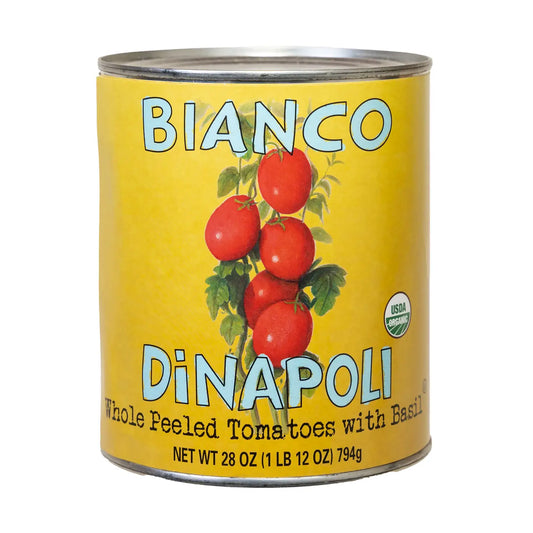 Bianco DiNapoli 28oz Org Whole Peeled Tomatoes