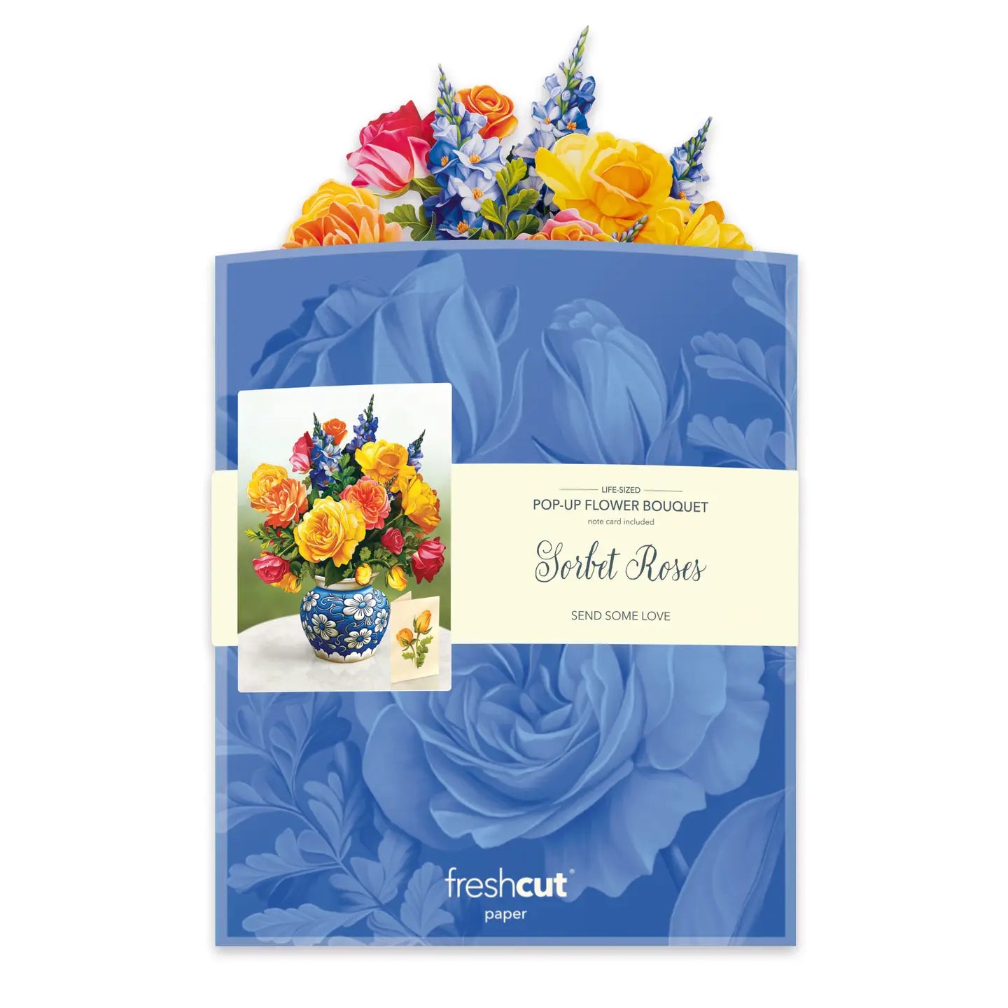 Sorbet Roses Pop Up Bouquet
