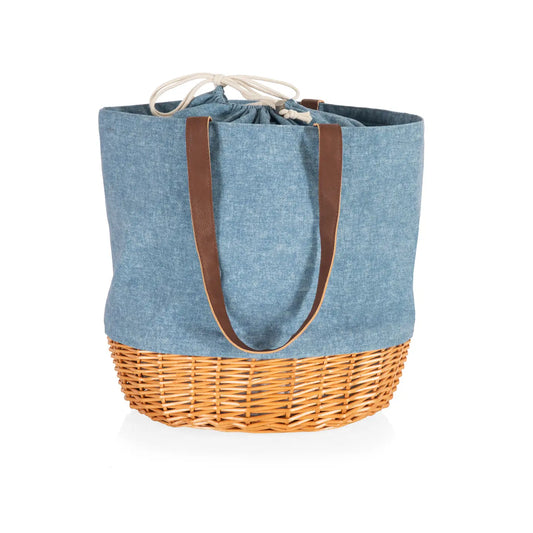 Denim Canvas & Willow Tote