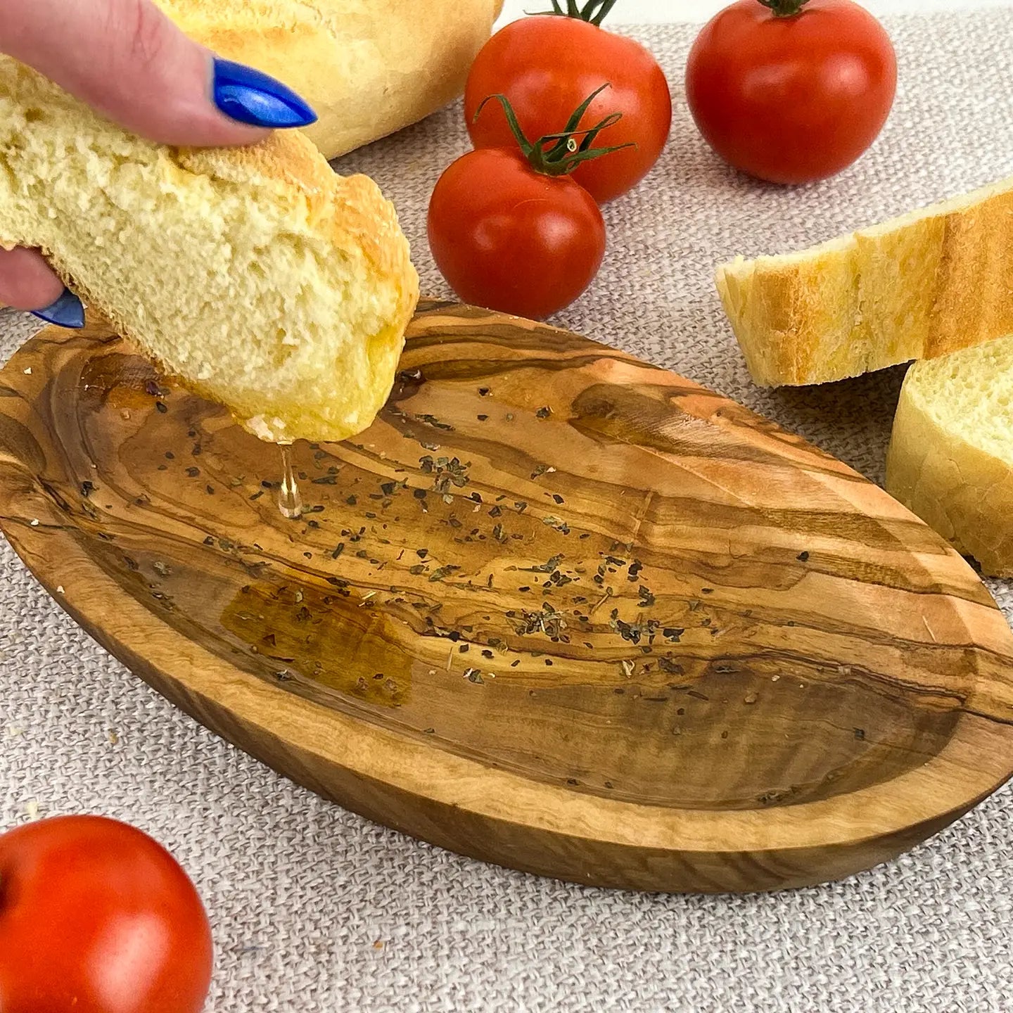 Olive Wood Dipping Dish