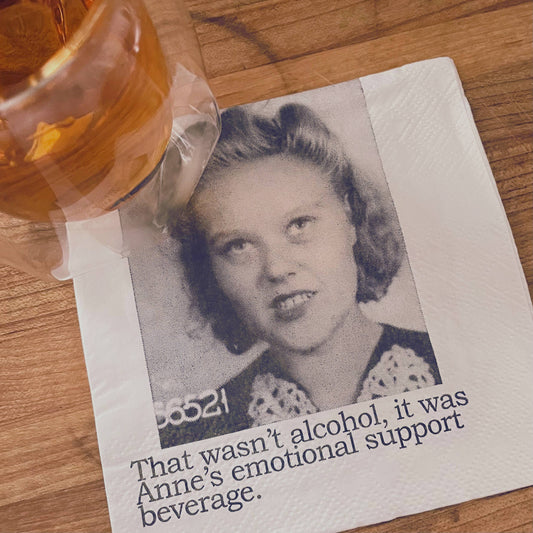 That wasn't alcohol, it was...napkins