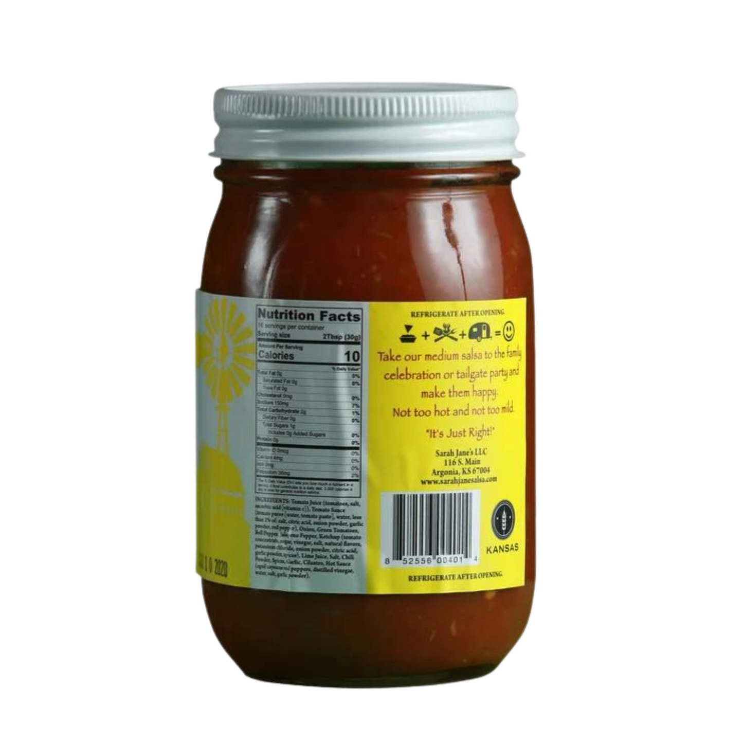 Sarah Jane's Green Tomato Salsa - Medium